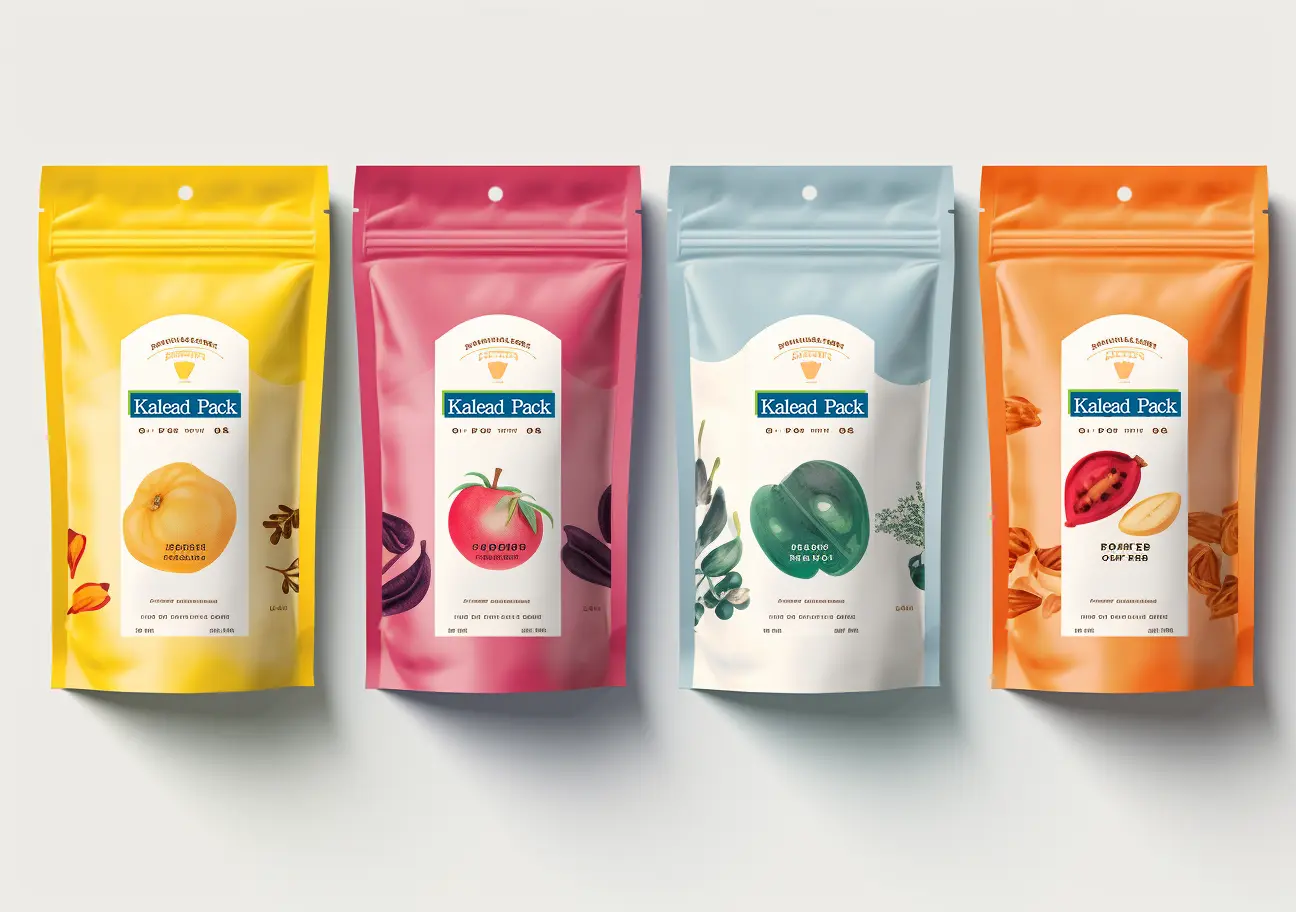 Stand Up Pouch for Dry Fruit with Easy Tear, Resealable Zipper, and Hanging Hole - Flexible Packaging