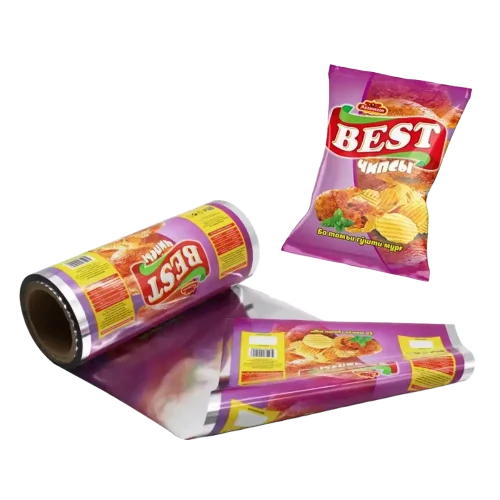 사셰 패키징 칩스를 위한 인쇄 롤 스톡